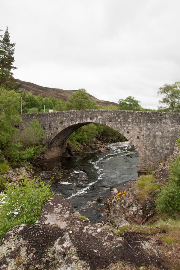 Kildonan Bridge over River Helmsdale